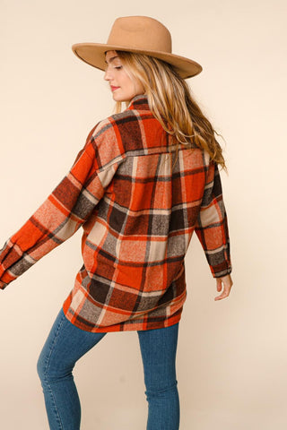 "Cabin in the Woods" Flannel Shacket