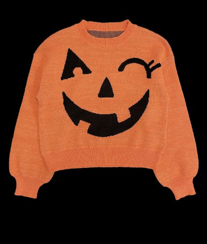 "Hey Jack" Pumpkin Sweater