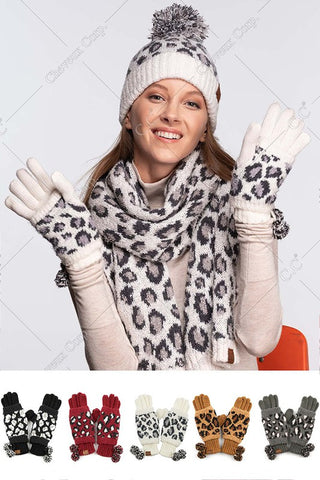 CC Leopard Gloves