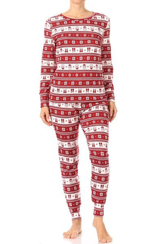 Fair Isle Christmas Pajamas