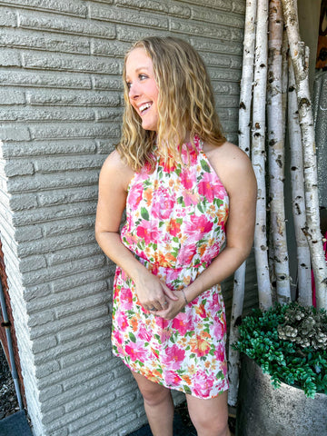 "ALL IN BLOOM" Floral Dress