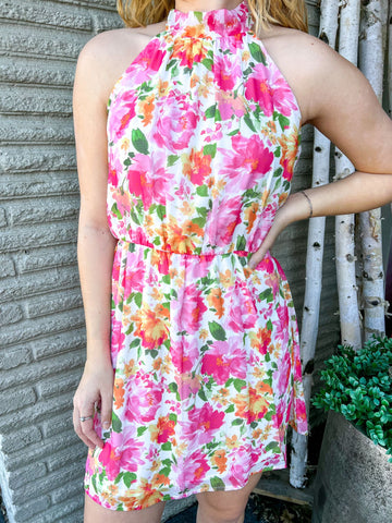 "ALL IN BLOOM" Floral Dress